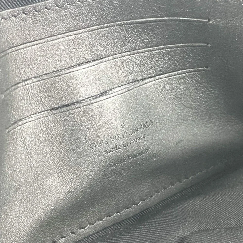 LOUIS VUITTON Black Monogram Canvas Pochette Pouch